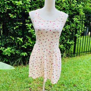 COPY - O’Neill Floral Print Lace Back Detail Dress XS C43